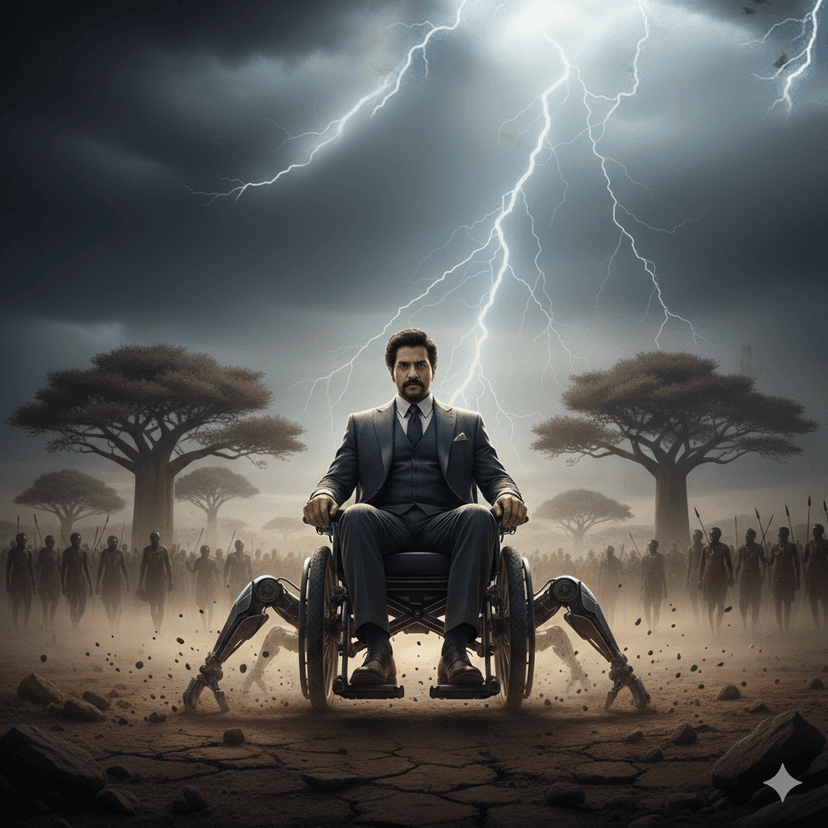 SSR Varanasi movie Khuma villain image prompt